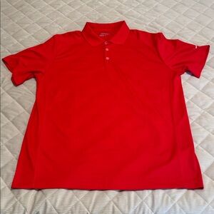 Nike Golf Dri-Fit Brilliant Men's Red Golf Shirt/Polo Size X-Large